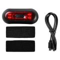 LED Bicycle Helmet Light Taillight Waterproof Motorcycle Helmet Backpack Bike Safety Signal Warning Rear Lamp Luces Para Casco. 