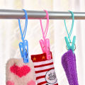12pcs/set Windproof Clothespins Plastic Laundry Clip Portable Bra Socks Hanger hook quilt clothing clip Hanging Rope Clothes Peg. 