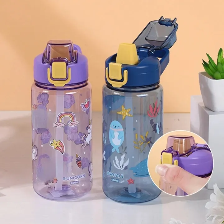 600Ml%20Cute%20Kids%20Water%20Bottle%20With%20Straw%20Sippy%20Cup%20Leakproof%20Baby%20Feeding%20Cups%20Portable%20Children%20Water%20Bottles%20for%20School%20Outdoor%20-%20Image%203