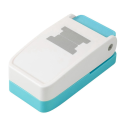Tab Punch Handheld Folder Punch Loose Leaf Separator Label Punch Craft Paper Punch Cutter Puncher, Flat Easy Install.