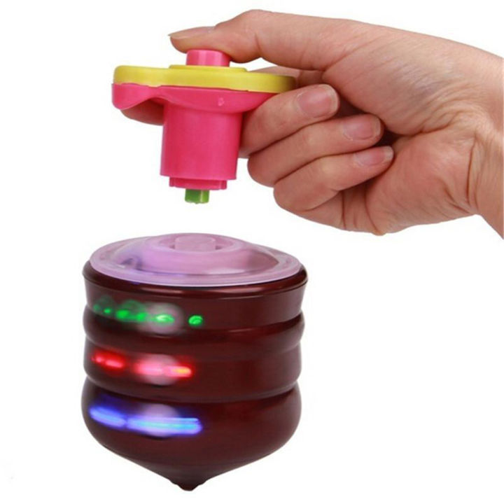 Children%20LED%20Light-up%20Music%20Wood-Like%20Peg-top%20Hand%20Spinner%20Plastic%20Flash%20Gyro%20Toy%20Gift%20for%20Kids%20-%20Image%209