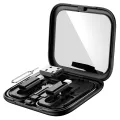 Hoco U114 Multi Functional Fast Charging Data Cable Set Type C to Type C 60W 3A with Portable Storage Mobile Holder. 