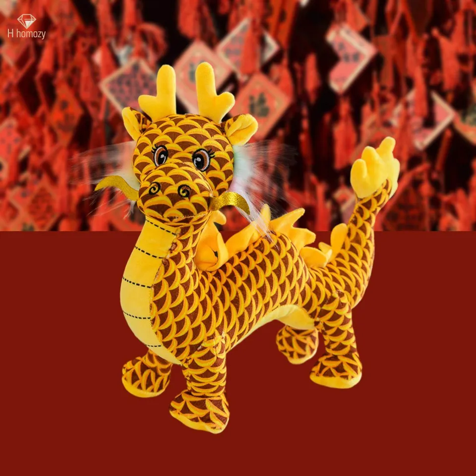 Chinese Dragon Plush Toy New Year Stuffed Animal Doll Plush Toy
