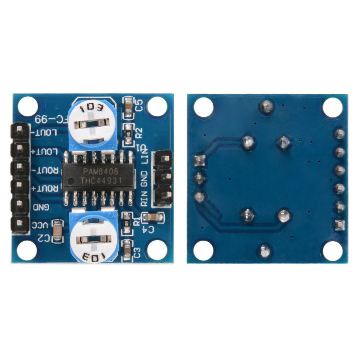Module Voleum Control Timer PAM8406 Digital Amplifier Module With Volume Control Potentiometer 5Wx2 ...