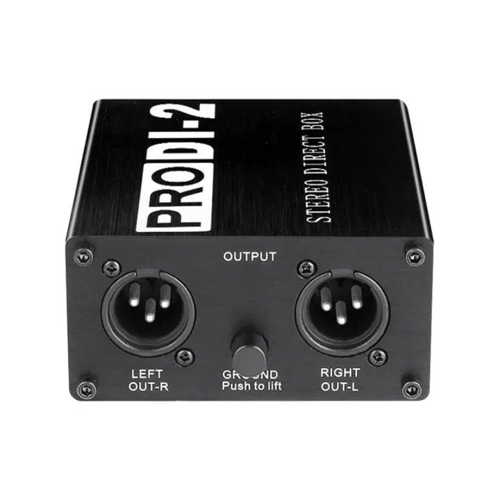 Stereo Direct Boxes 1 PCS ProDI-2 Passive Stereo Direct Box Audio DI Box Direct Injection ...