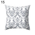 Gray Geometric Square Throw Pillow Protector Case Cushion Cover Bedding Articles.