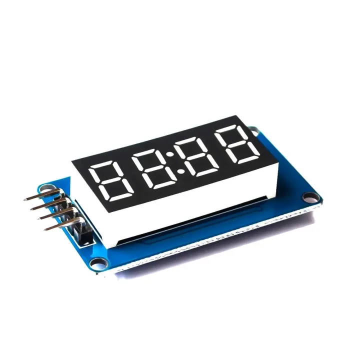 【Hey my home】4 Digital Tube Display Module Clock Display TM1637  Raspberry PI
