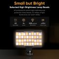 APEXEL Mini Photography Lamp Dimmable LED Light Portable Vlog Light. 