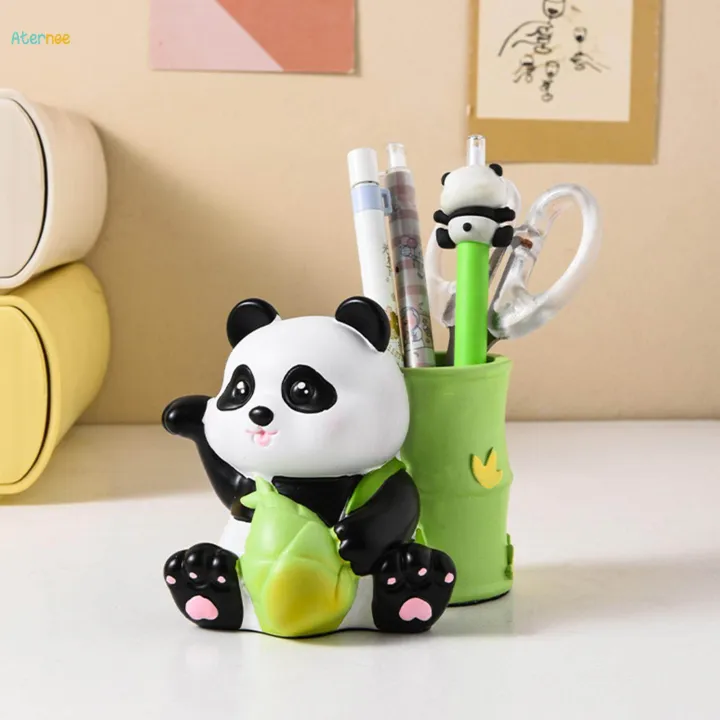 Panda%20Pen%20Holder%20Panda%20Statue%20Tabletop%20Ornament%20Home%20Decor%20Cartoon%20Organizer%20for%20Desk%20-%20Image%203