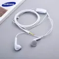 Samsung Earphone 3.5 mm Original Wired Earphone with Mic White Color Headphone. 