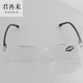 +200 (+2) lens power degree ready power fit frame Rimless Alloy Optical Frame. 
