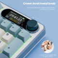 RK ROYAL KLUDGE S98 Mechanical Keyboard Top Mount TFT Screen 98 Keys RGB BT5.0/2.4G/USB-C Wireless Gamer Keyboard Hot Swappable. 