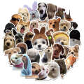 50 popular realistic funny emoji pack stickers, non repeating sand sculpture, small dog decoration stickers. 