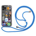 【Sarcasmsm】Mobile Phone Shell for iPhone Applicable iphone13 Cross body lanyard 12 Drop-Resistant Apple 11 High Permeability Crazy Shuttle Phone Case. 