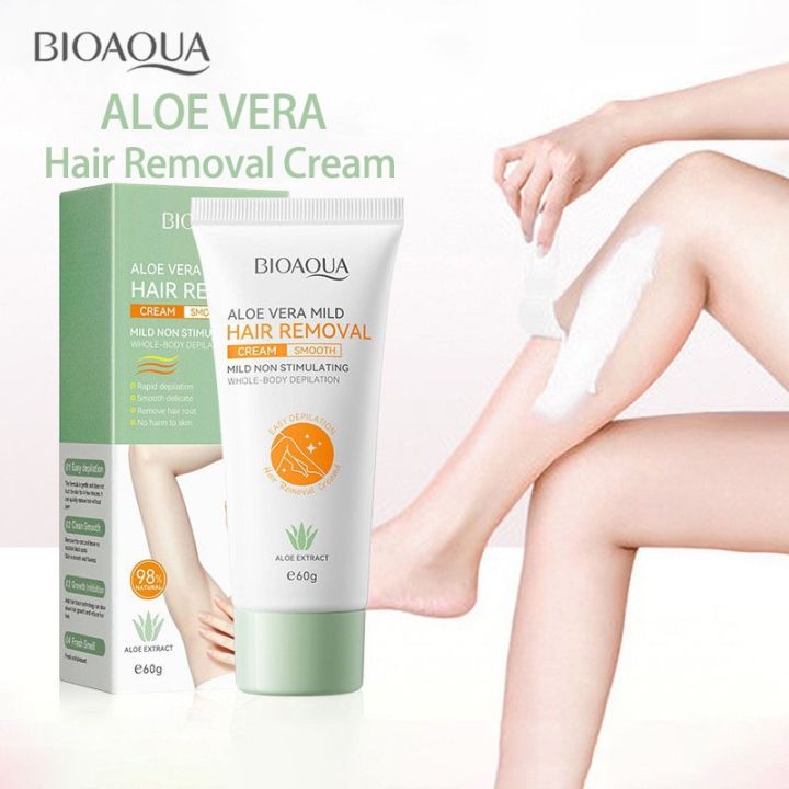 BIOAOUA Aloe Vera Hair Removal Cream-60GM