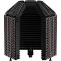Microphone Isolation Shield with High Density Absorbent Foam to Filter Vocal 5 Foldable Soundproof Cover for Any Condenser Microphone.