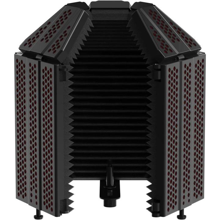 Microphone Isolation Shield with High Density Absorbent Foam to Filter Vocal 5 Foldable Soundproof Cover for Any Condenser Microphone