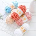 100g/Ball/ Chenille Velvet Yarn Knitting Wool Thick Plush Chunky Crochet Threads DIY Sweater Scarf Blankets Freeshipping. 
