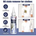 কাপড়ের জেদি দাগ দূর করুন - New Oil Stain Remover For Clothes, Emergency Stain Remover No Harm To Clothing - 100ML. 