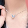 New Blue Silver  Color Flower Adjustable Chain for Women. 
