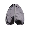 1Pair Motorcycle Tank Traction Pad Protector Anti Slip Sticker Black. 