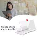 Portable Mobile Phone Magnifying Glass HD Stand. 