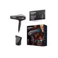 Kemey-KM-2376/2378 - 3000W ( 2 in 1 ) Powerful-Professional-Heavy-Duty-Hair-Dryer--- Black. 