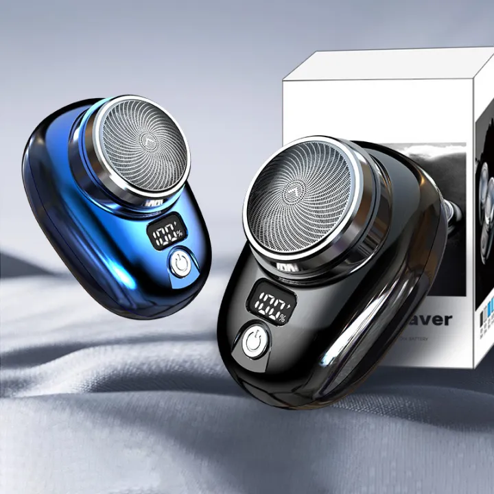 Usb%20Mini%20Shave%20Stainless%20Steel%20Pocket%20Size%20Electric%20Shaver%20Men%20Antiskid%20Travel%20Portable%20Lcd%20Digital%20Display%20Rechargeable%20Razor%20-%20Image%202