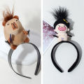 Ratatouille Hairband Plush Doll Headband Banger Clip Wide-Brimmed Hairpin super baby.