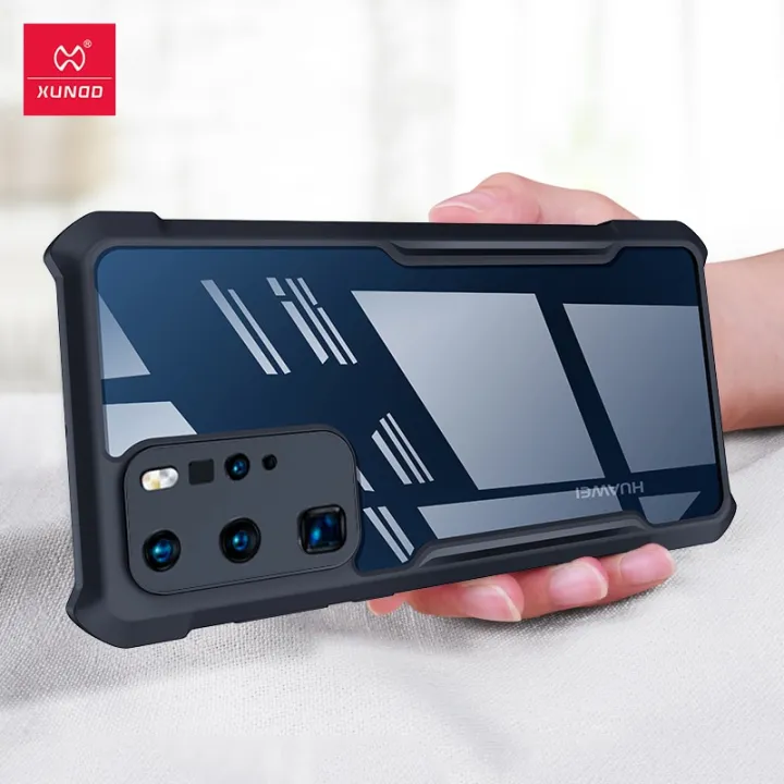 XUNDD%20(ORG)%20CASE%20For%20Huawei%20P40%20Pro%20Shockproof%20Military%20Grade%20Bumper%20Arcylic%20TPU%20Phone%20Case%20Clear%20Transparent%20Back%20Cover%20-%20Image%202