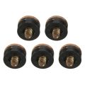 5Pcs/Pack New Pool Cue Billiard Cue Tip Screw-On Tips 10/11/12/13mm Replacement Tip Snooker Accessory Plastic Stick Ferrules Snooker Cue. 
