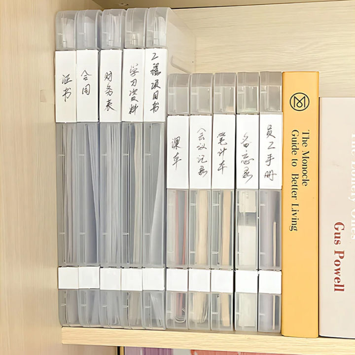 A4%20Document%20Storage%20Box%20Waterproof%20Dustproof%20Book%20Graduation%20Certificate%20Information%20Transparent%20Double%20Buckle%20Plastic%20File%20Box%20Fayshow%20-%20Image%205