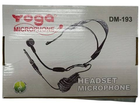 Yoga Headset Headgear Microphone - Mic -Dm-193 - Black