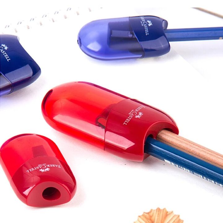 Faber%20Castell%20Single/Double%20Hole%20Pencil%20Sharpener%20Charcoal/Sketch%20Pencil%20Multifunctional%20Sharpeners%20Office%20School%20Stationery%20-%20Image%203