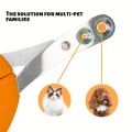 Professional Dog Nail Clippers Ergonomic Anti-slip Double Circular Cut Hole for For Cats and Dogs Nail Cutter Cat Grooming Tools. 