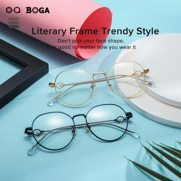 OQ%20BOGA%204%20Colors%20Proof%20Radiation%20Anti%20Blue%20Light%20Metal%20Full%20Rim%20Computer%20Glasses%20Women%20Men%20Fashion%20Eye%20Protection%20Irregular%20Pearl%20Frame%20Eyewear%20-%20Image%203