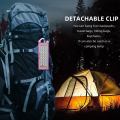 30LED Mini Keychain Flashlight Portable Usb Rechargeable Backpack Pocket Safety Warning Red light Camping Hiking Emergency light.