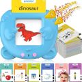 Talking Flash Cards Early Educational Toys Baby Boys Girls Preschool Learning Reading Machine Interactive Gift.