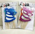 Happy Birthday Glitter Photo Props -Full Pack Set/party pops. 