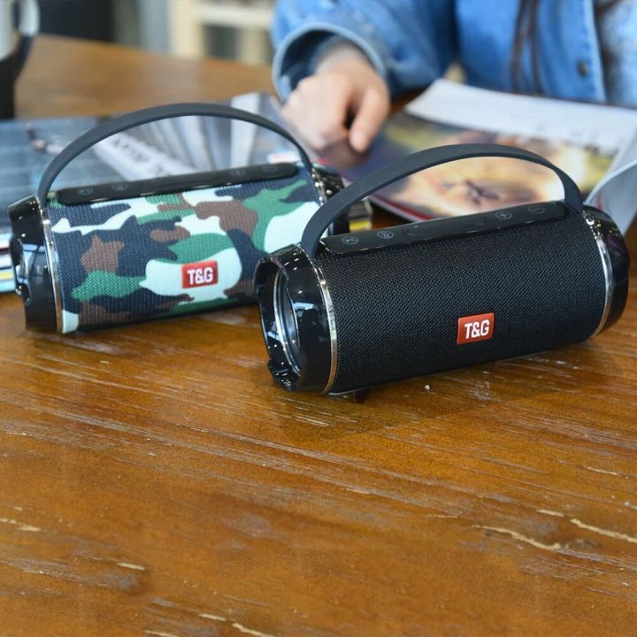 TG116C/TG117%20Bluetooth%20Speakers%20Portable%20Wireless%20Sound%20Box%20Waterproof%20Outdoor%20subwoofer%20Loudspeaker%20Stereo%20Supports%20TF%20Radio%20-%20Image%204