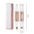 Face Contour Stick Double Head Contour Concealer Pen Waterproof Matte Finish Highlighters Shadow Contouring Pencil Cosmetics.