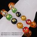 Li Juming Recommended Five Gods of Wealth Bracelet Men's and Women's Citrine Money Drawing Pi Xiu Five Elements Lucky Beads Bracelet.