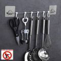 Super Strong Self Adhesive Wall Hook (6 Pcs).