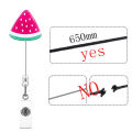 Fashion Cute Fruit Cartoon Retractable Nurse Badge Reel Clip Badge Holder Students Doctor ID Card Holder.
