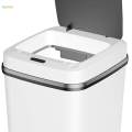 Touchless Trash Can Waterproof Toilet Rubbish Bin Waste Bin Electric Garbage Bin for Office Outdoor. 
