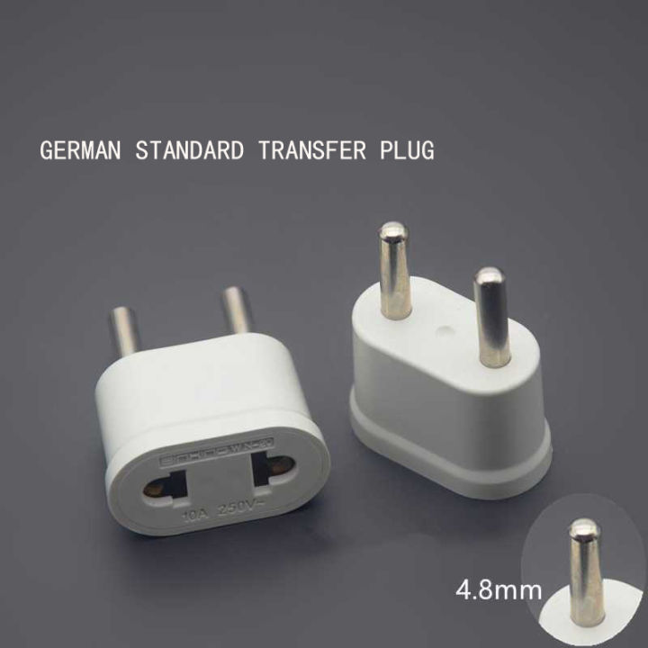【Duoupa Store】EU Plug German Standard European Plug Mini Stable ty AC Power Adapter Travel Current Socket Converter Wall