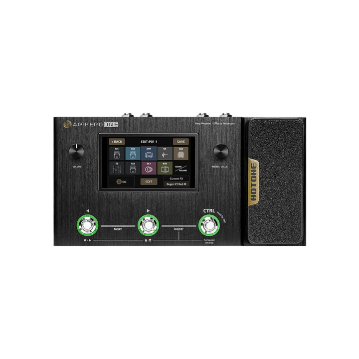 Hotone Ampero MP-80 Multi-Effect Pedal for Electric Guitar and Electric Bass Processor