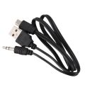 USB 2.0 to Mini A Male 3.5mm Jack Plug Audio Data Cable 45cm 2 Pcs.