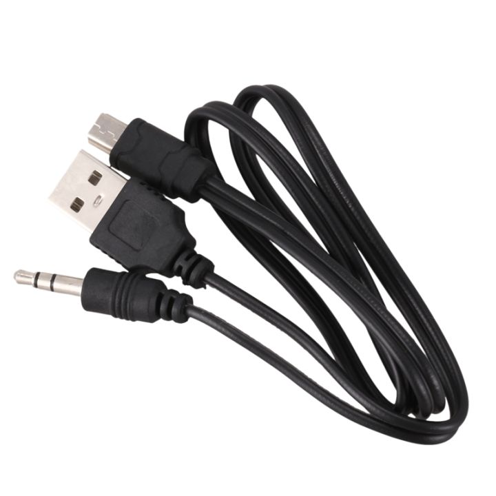 USB%202.0%20to%20Mini%20A%20Male%203.5mm%20Jack%20Plug%20Audio%20Data%20Cable%2045cm%202%20Pcs%20-%20Image%204