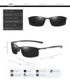 2022 AORON New Polarized Men's Sunglasses UV400 Driving Glasses Luxury Brand Fashion Square Men sunglasses.